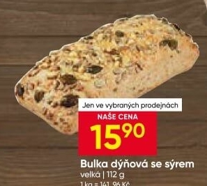 Bulka dýňová se sýrem