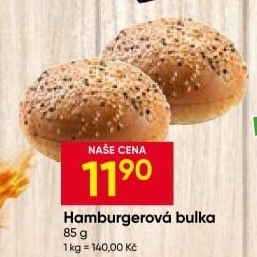 Bulka na hamburger