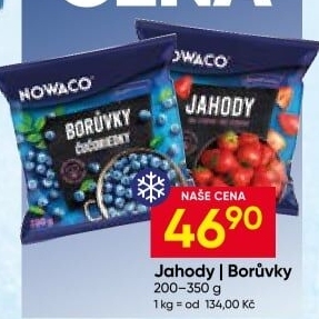 Jahody mražené Nowaco