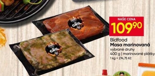 Marinovaná masa Bidfood