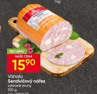 Nářez sendvičový Váhala
