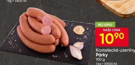 Párky Kostelecké uzeniny