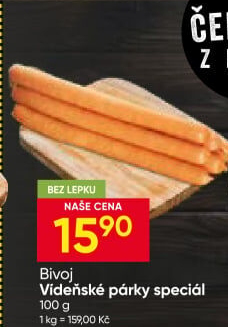 Párky vídeňské speciál Bivoj