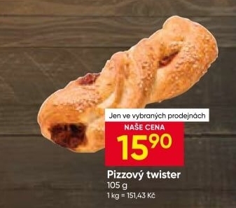 Pečivo Twister
