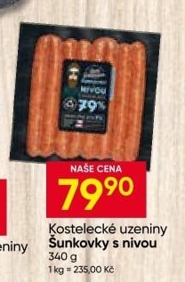 Šunkovky s nivou Láďa Grileman Kostelecké uzeniny