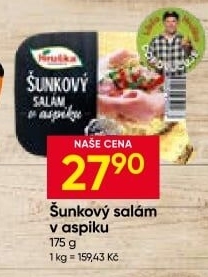 Šunkový salám v aspiku Hruška