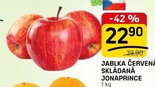 Jablka Red Jonaprince
