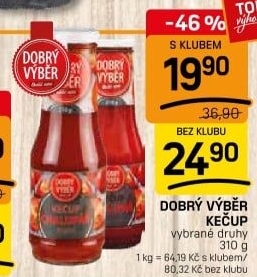 Kečup Dobrý Výběr