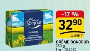 Margarín Créme Bonjour Rama