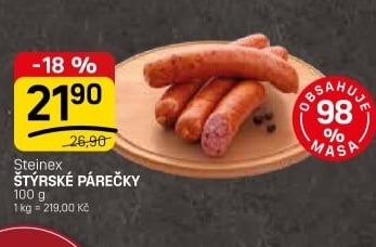 Párečky štýrské Steinex