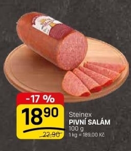Salám pivní Steinex