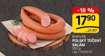Salám polský točený Krahulík