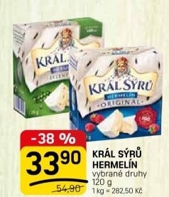 Sýr Hermelín Král sýrů