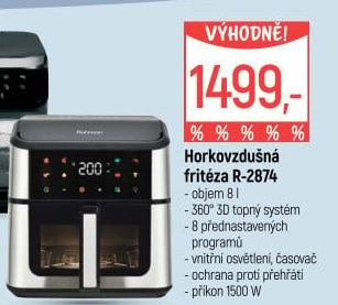 Horkovzdušná fritéza Rohnson R-2874