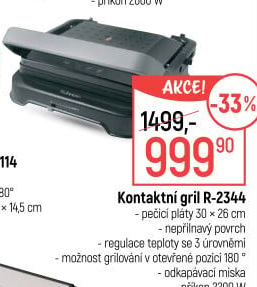 Kontaktní gril Rohnson R-2344