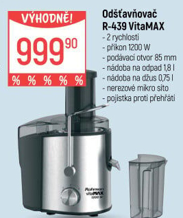 Odšťavňovač R-439 VitaMAX Rohnson