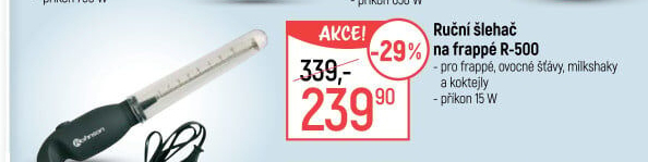 Ruční šlehač na frappé Rohnosn R-500