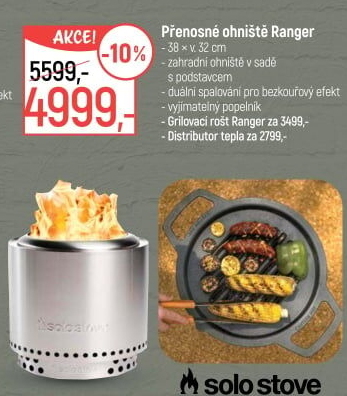 Přenosné ohniště Ranger Solo Stove