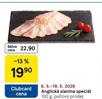 Anglická slanina speciál