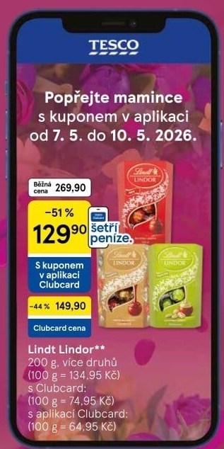 Bonboniéra Pralinky Lindor Lindt