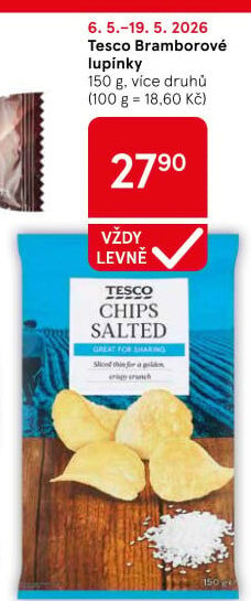 Chipsy Tesco