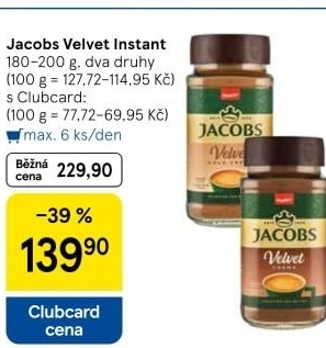Instantní káva Jacobs Velvet