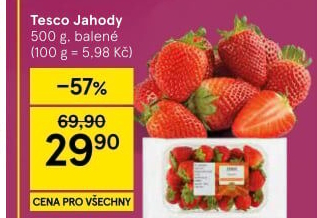Jahody Tesco