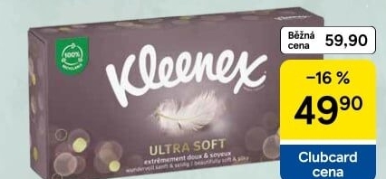 Kapesníčky papírové Kleenex - box