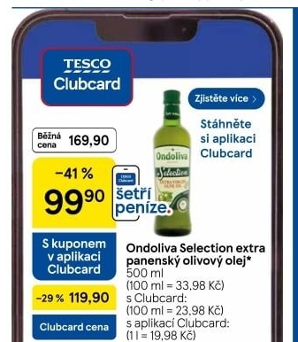Olivový olej extra panenský Selection Ondoliva