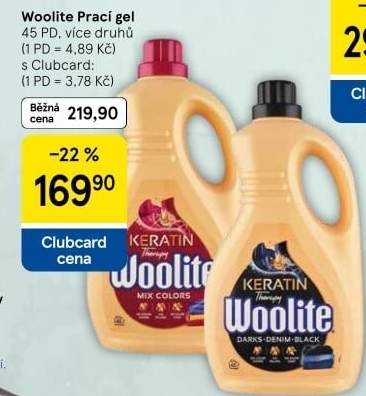 Prací gel Woolite