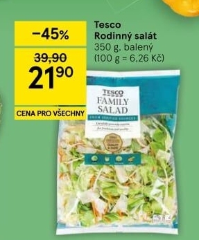 Salát rodinný Tesco