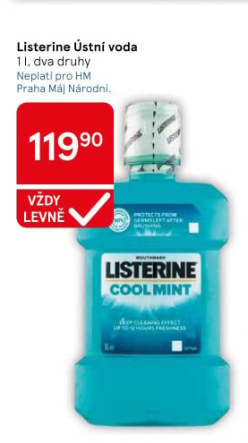 Ústní voda Listerine