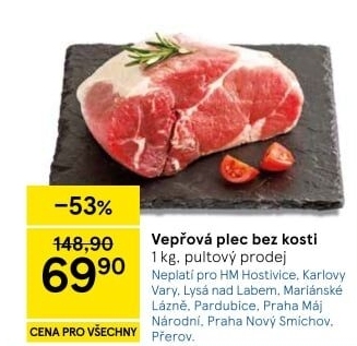 Vepřová plec bez kosti