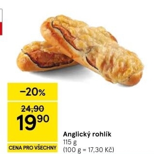 Anglický rohlík