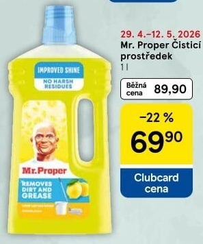 Čistič na podlahy Mr. Proper