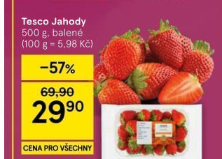 Jahody Tesco