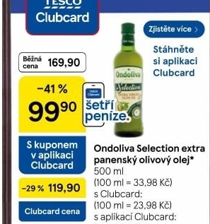 Olivový olej extra panenský Selection Ondoliva