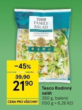 Salát rodinný Tesco