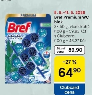 WC blok tuhý Premium Bref