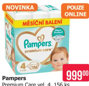 Pleny dětské Pampers Premium Care