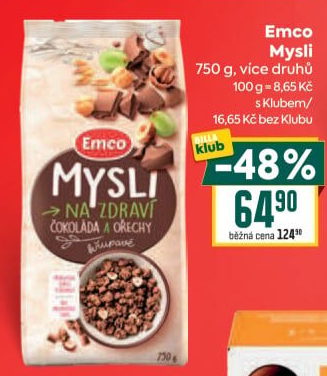 Müsli Mysli na zdraví Emco