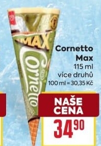 Nanuk kornout Cornetto Max Algida