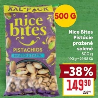 Pistácie pražené Nice Bites