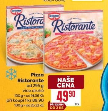 Pizza mražená Ristorante Dr. Oetker