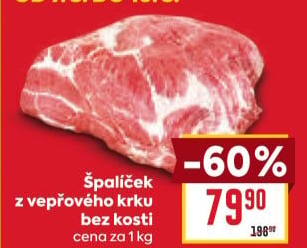 Vepřový krk bez kosti