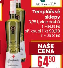 Vína Templářské sklepy Čejkovice