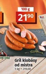 Klobásy od mistra Láďa Grileman Kostelecké uzeniny