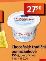 Tradiční pomazánkové Choceňské