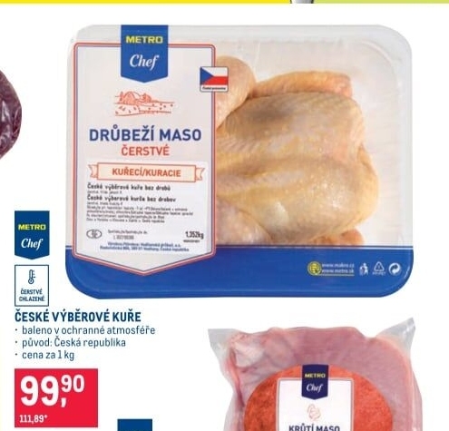Kuře výběrové Metro Chef