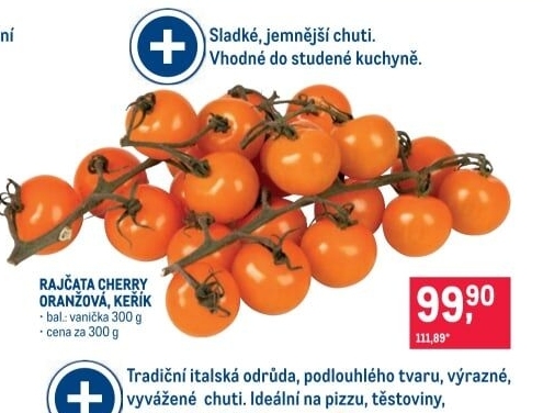Rajčata cherry keříková